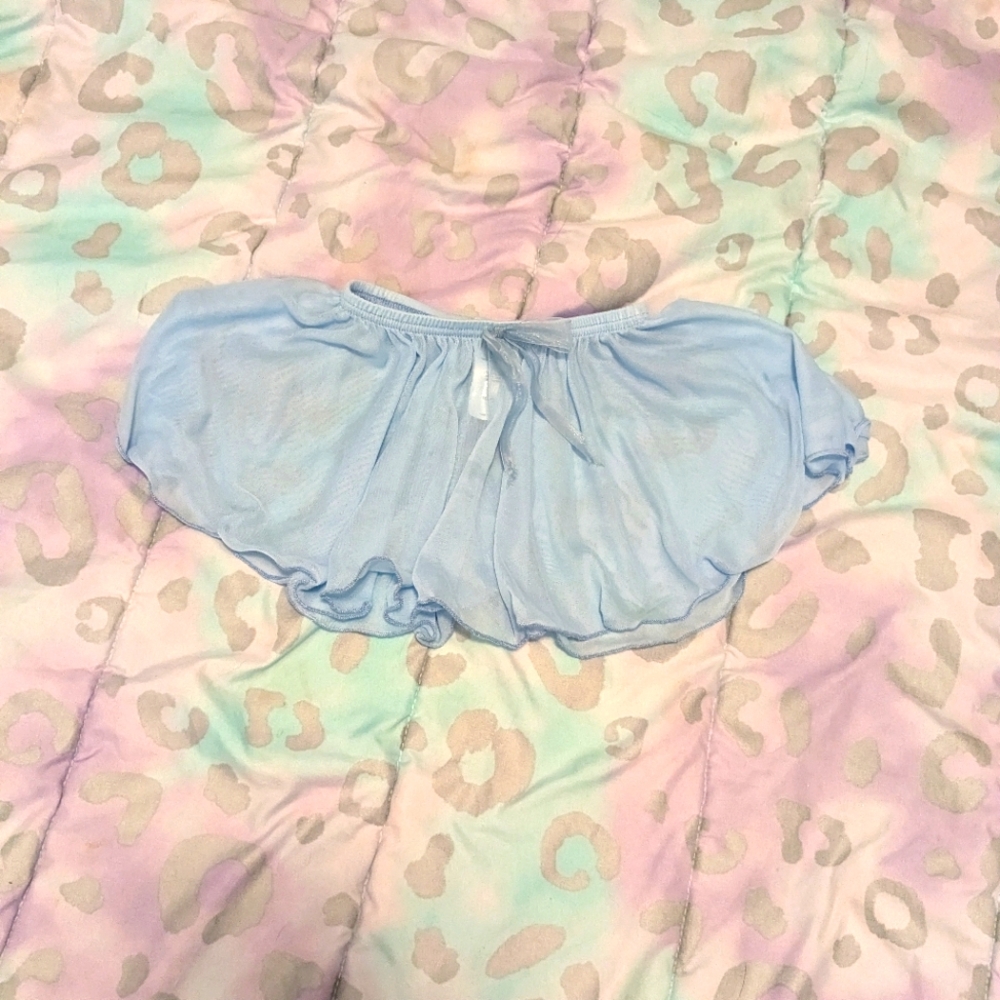 Girls Capezio dance ballet tutu one size blue